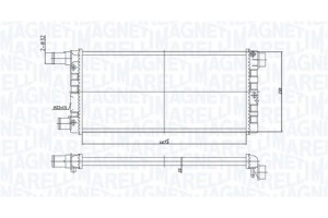 Magneti Marelli Ψυγείο, Ψύξη Κινητήρα - 350213185200