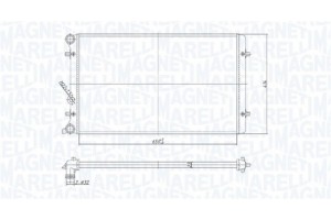 Magneti Marelli Ψυγείο, Ψύξη Κινητήρα - 350213190800