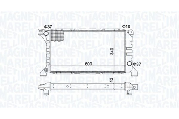 Magneti Marelli Ψυγείο, Ψύξη Κινητήρα - 350213193500