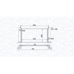 Magneti Marelli Ψυγείο, Ψύξη Κινητήρα - 350213194500