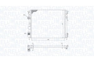 Magneti Marelli Ψυγείο, Ψύξη Κινητήρα - 350213195200