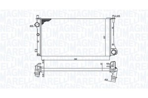Magneti Marelli Ψυγείο, Ψύξη Κινητήρα - 350213382000
