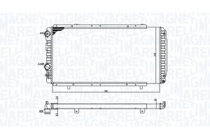 Magneti Marelli Ψυγείο, Ψύξη Κινητήρα - 350213707000