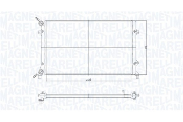 Magneti Marelli Ψυγείο, Ψύξη Κινητήρα - 350213853000