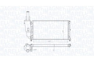 Magneti Marelli Ψυγείο, Ψύξη Κινητήρα - 350213114000