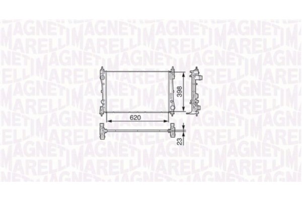 Magneti Marelli Ψυγείο, Ψύξη Κινητήρα - 350213131600