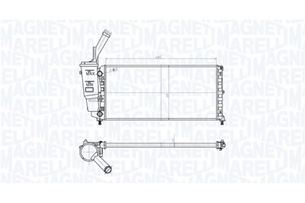 Magneti Marelli Ψυγείο, Ψύξη Κινητήρα - 350213161000
