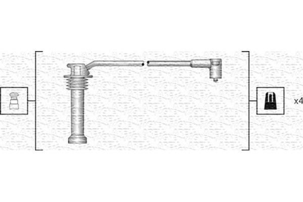 Magneti Marelli Σετ Καλωδίων Υψηλής Τάσης - 941318111142
