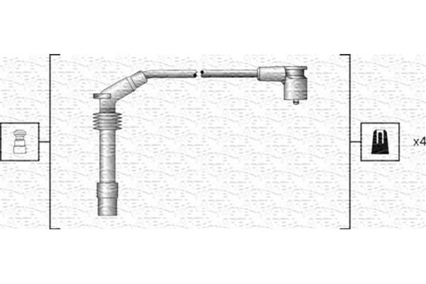 Magneti Marelli Σετ Καλωδίων Υψηλής Τάσης - 941318111159