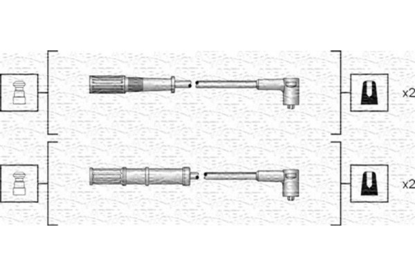 Magneti Marelli Σετ Καλωδίων Υψηλής Τάσης - 941318111161