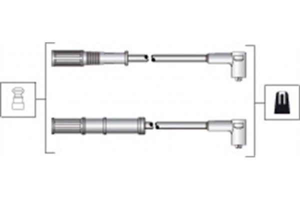 Magneti Marelli Σετ Καλωδίων Υψηλής Τάσης - 941318111301