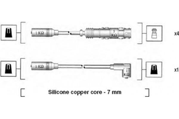 Magneti Marelli Σετ Καλωδίων Υψηλής Τάσης - 941055050530