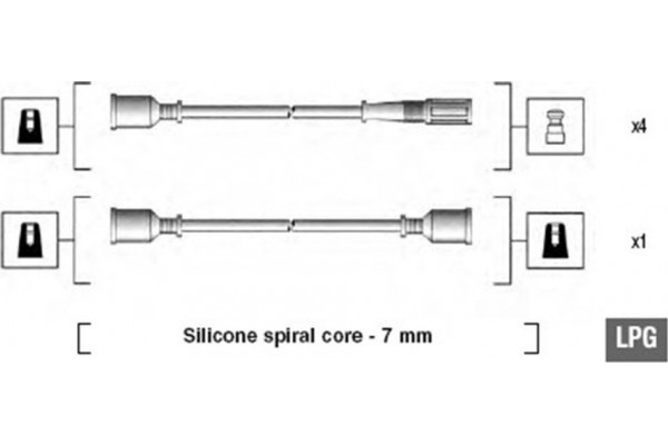 Magneti Marelli Σετ Καλωδίων Υψηλής Τάσης - 941095000580