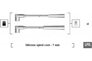 Magneti Marelli Σετ Καλωδίων Υψηλής Τάσης - 941095100582
