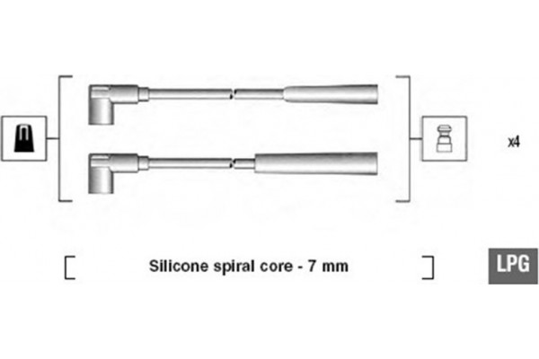 Magneti Marelli Σετ Καλωδίων Υψηλής Τάσης - 941095100582