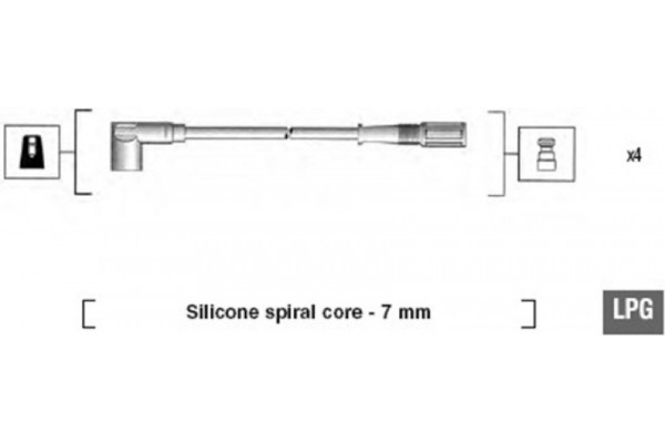 Magneti Marelli Σετ Καλωδίων Υψηλής Τάσης - 941095130583