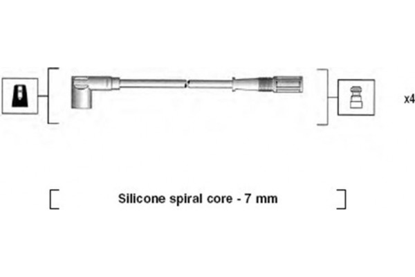 Magneti Marelli Σετ Καλωδίων Υψηλής Τάσης - 941095720610