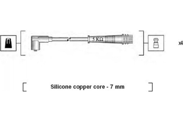 Magneti Marelli Σετ Καλωδίων Υψηλής Τάσης - 941095790617