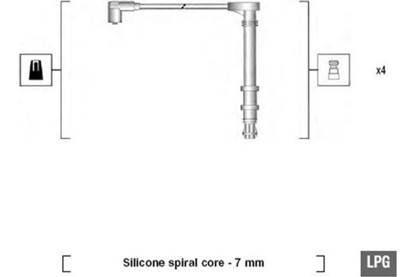 Magneti Marelli Σετ Καλωδίων Υψηλής Τάσης - 941095800618