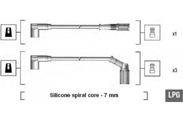 Magneti Marelli Σετ Καλωδίων Υψηλής Τάσης - 941095940632