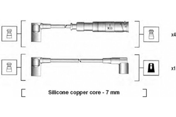 Magneti Marelli Σετ Καλωδίων Υψηλής Τάσης - 941115020651