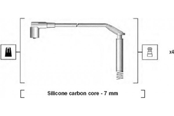 Magneti Marelli Σετ Καλωδίων Υψηλής Τάσης - 941125190673