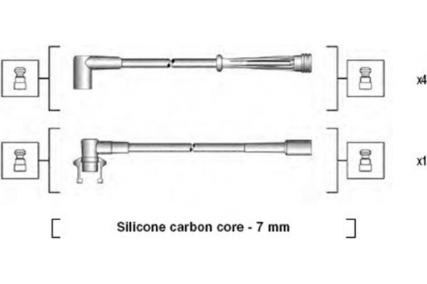 Magneti Marelli Σετ Καλωδίων Υψηλής Τάσης - 941145170714