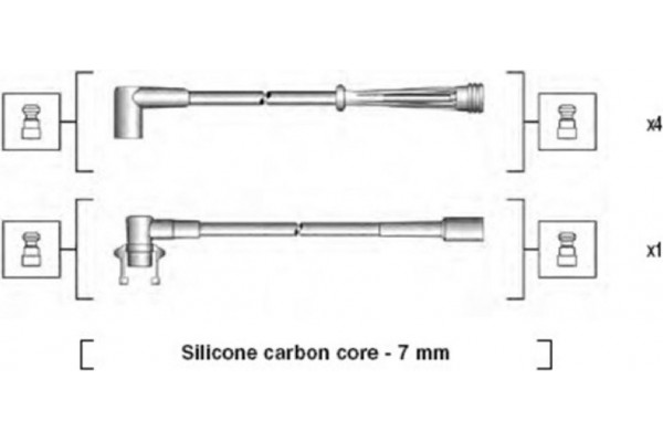 Magneti Marelli Σετ Καλωδίων Υψηλής Τάσης - 941145170714