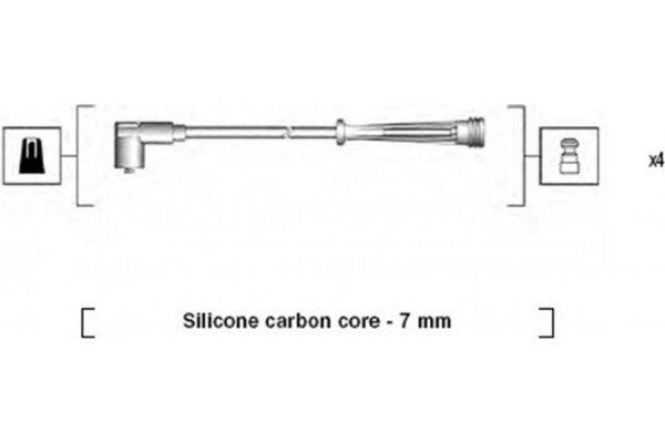 Magneti Marelli Σετ Καλωδίων Υψηλής Τάσης - 941145380735