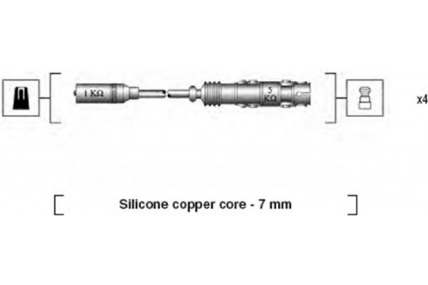 Magneti Marelli Σετ Καλωδίων Υψηλής Τάσης - 941175190760