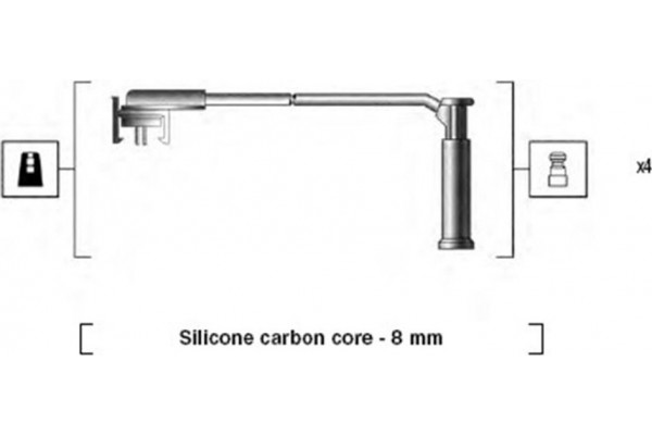 Magneti Marelli Σετ Καλωδίων Υψηλής Τάσης - 941185270781