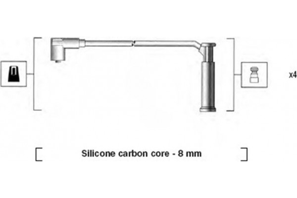 Magneti Marelli Σετ Καλωδίων Υψηλής Τάσης - 941185340786