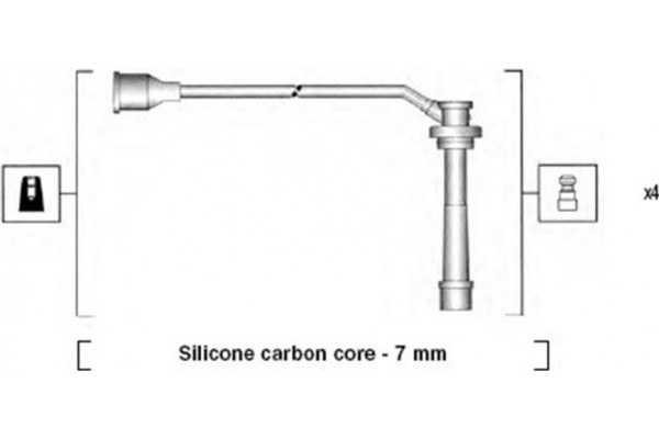 Magneti Marelli Σετ Καλωδίων Υψηλής Τάσης - 941285100846