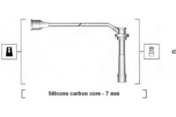 Magneti Marelli Σετ Καλωδίων Υψηλής Τάσης - 941285140849