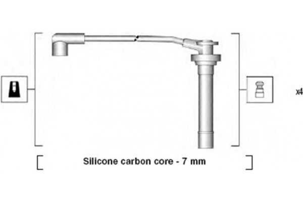 Magneti Marelli Σετ Καλωδίων Υψηλής Τάσης - 941295060855
