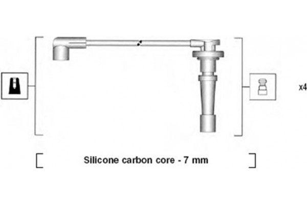 Magneti Marelli Σετ Καλωδίων Υψηλής Τάσης - 941315070894