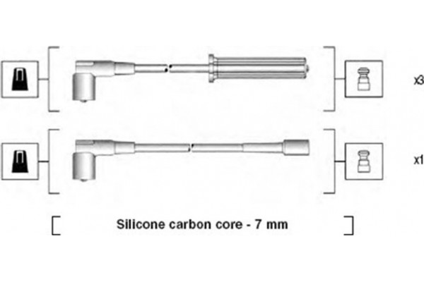 Magneti Marelli Σετ Καλωδίων Υψηλής Τάσης - 941365030926