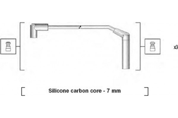 Magneti Marelli Σετ Καλωδίων Υψηλής Τάσης - 941365090932