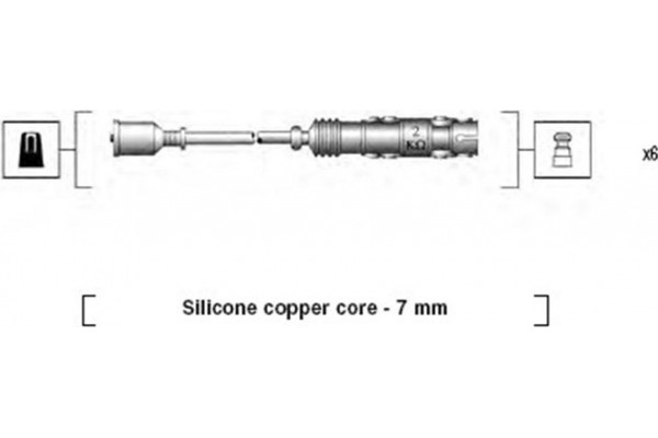 Magneti Marelli Σετ Καλωδίων Υψηλής Τάσης - 941455010942