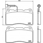 Magneti Marelli Σετ τακάκια, Δισκόφρενα - 363700423115 Magneti Marelli Σετ τακάκια, Δισκόφρενα - 363700423115