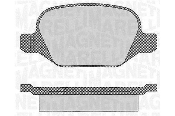 Magneti Marelli Σετ τακάκια, Δισκόφρενα - 363916060109