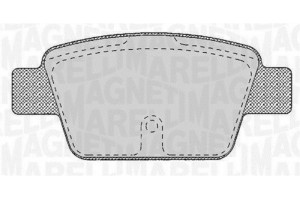 Magneti Marelli Σετ τακάκια, Δισκόφρενα - 363916060125