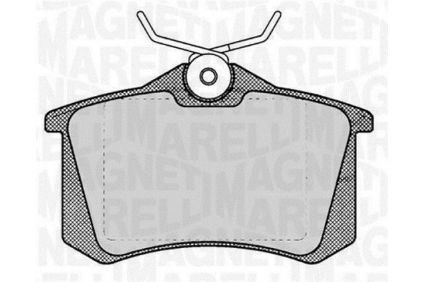 Magneti Marelli Σετ τακάκια, Δισκόφρενα - 363916060131