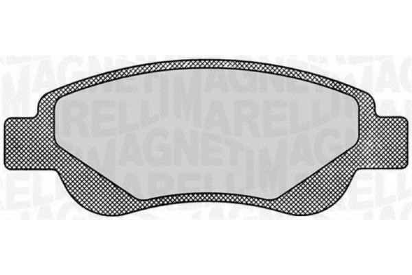 Magneti Marelli Σετ τακάκια, Δισκόφρενα - 363916060172