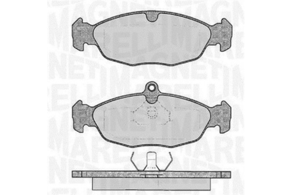 Magneti Marelli Σετ τακάκια, Δισκόφρενα - 363916060208 Magneti Marelli Σετ τακάκια, Δισκόφρενα - 363916060208