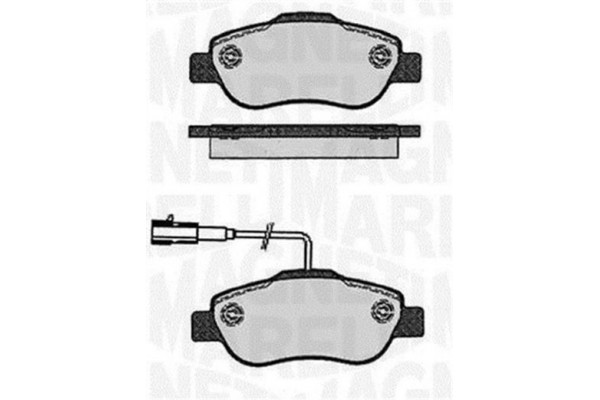 Magneti Marelli Σετ τακάκια, Δισκόφρενα - 363916060215