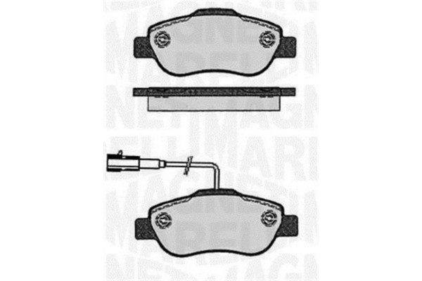 Magneti Marelli Σετ τακάκια, Δισκόφρενα - 363916060215