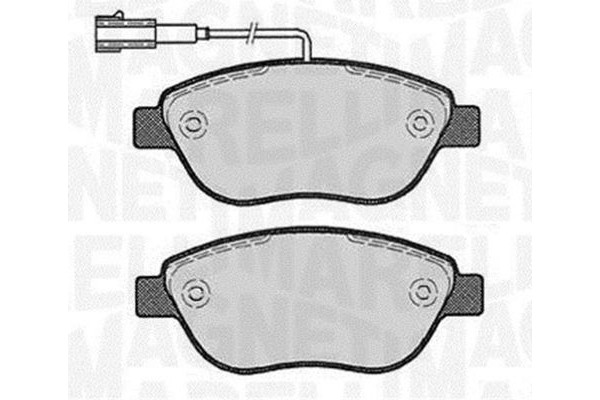 Magneti Marelli Σετ τακάκια, Δισκόφρενα - 363916060221