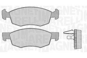 Magneti Marelli Σετ τακάκια, Δισκόφρενα - 363916060227