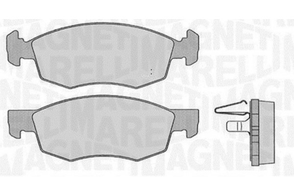 Magneti Marelli Σετ τακάκια, Δισκόφρενα - 363916060227